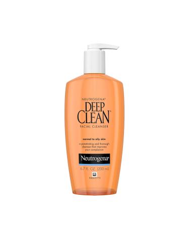 Neutrogena Deep Clean Daily Facial Cleanser with Beta Hydroxy Acid for Normal to Oily Skin  Alcohol-Free  Oil-Free & Non-Comedogenic  6.7 fl. oz 6pk - Buy Online on GoSupps.com