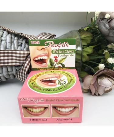 Busirde RASYAN Herbal Clove Toothpaste - Effective Smoke Stain & Calculus Removal | Premium Oral Care - Buy Online on GoSupps.com