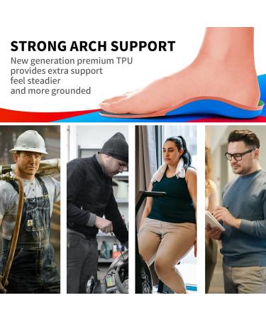 Valsole Orthopedic Insoles for Flat Feet & Heel Spur | Comfort Running Foot Vaults for Men & Women | Size 47-49 EU 32cm Green - Buy Online on GoSupps.com