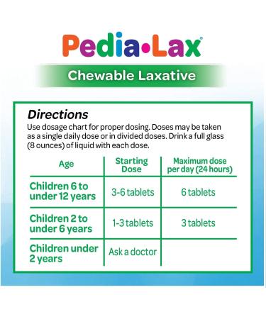 Pedia-Lax Laxative Chewable Tablets for Kids Ages 2-11 30 Count Pack of 3 + L il Critters Fiber Daily Gummy Supplement for Kids Berry and Lemon Flavors 90 Gummies - Buy Online on GoSupps.com