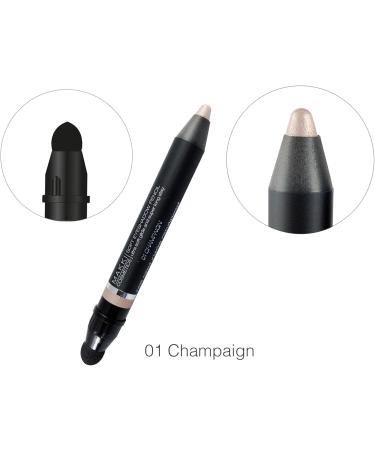 Makki Soft Waterproof Eyeliner Pencil 01 Champaign - Buy Online on GoSupps.com