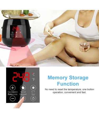 CocoArm Wax Warmer for Hair Removal | Intelligent LED Display | Complete Wax Heating Set with 20 Applicator Sticks & 4x100g Wax Beans - International Shipping Available - Buy Online on GoSupps.com