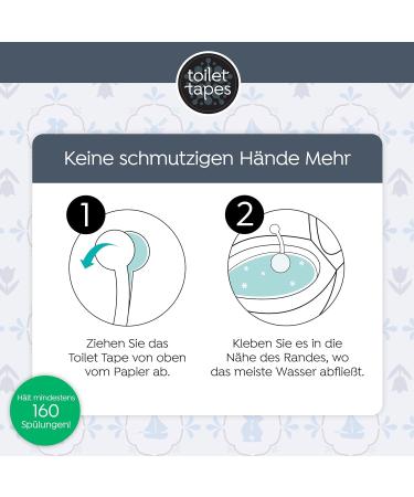 Eco-Friendly Toilet Tapes Assortment Box - 160+ Rinsing 90% Less Plastic Inconspicuous Hanging Scent - 55 Pack - Buy Online on GoSupps.com