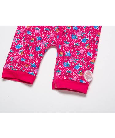 Bonverano Baby Girls Swimsuit | UPF 50+ Sun Protection | Rose | 12-18 Months - Buy Online on GoSupps.com