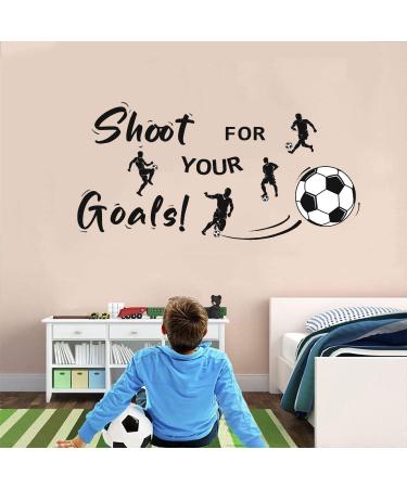 Football Player Wall Decals - Soccer Sport Stickers for Boys Bedroom - Kids Room Decor - Buy Online on GoSupps.com