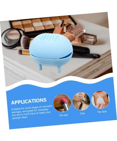 Beaupretty Silicone Makeup Holder egg storage skin care organizer holder sponge holder storage cosmetic egg silicone - Silica gel travel carrying Make Up Sponge - Buy Online on GoSupps.com