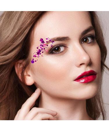 Outanaya 4pcs Set Colorful Eye Shadow Glitter Flakes White Glitter Eyeshadow Festival Glitter Gel Liquid - Buy Online on GoSupps.com