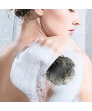 FOMIYES 4pcs Foaming Net Loofah Mesh Pouf - Exfoliating Bath Scrubber Balls for Toddlers & Adults | Skin Care & Bath Supplies - Buy Online on GoSupps.com
