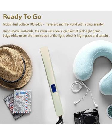 Professional Hair Straightener - LCD Digital Flat Iron for Men & Women | Titanium Styling Tool - Global Shipping - Buy Online on GoSupps.com