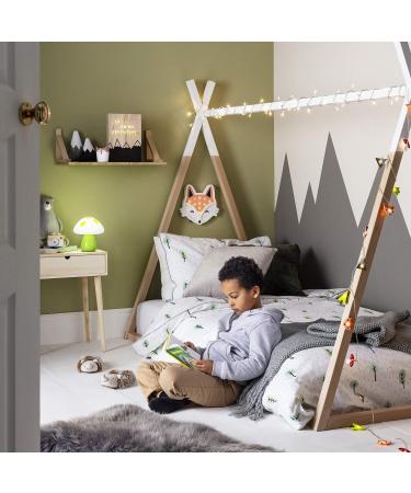 Lights4fun 10 LED Fox Children's Night Light - Warm White Battery Operated 25cm | Ideal for Kids' Rooms - Buy Online on GoSupps.com