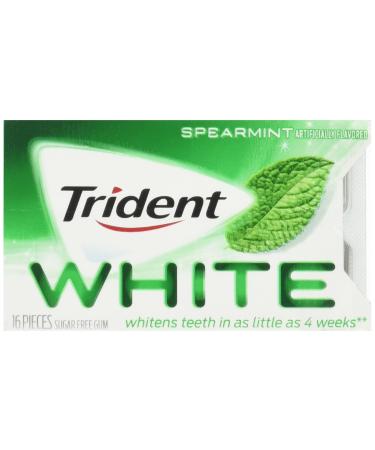 Trident White Gum - Spearmint - 9 Ct