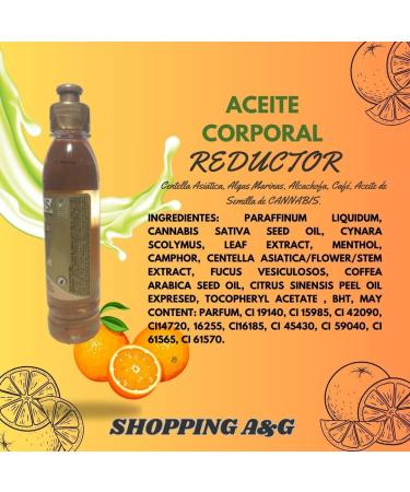 ATHOS Aceite Corporal Reductor Naranja 250 ml - Moldea Reafirma Tonifica Antiestrias y Anticelulitis - Env o Internacional - Buy Online on GoSupps.com