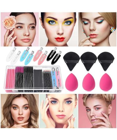 Disposable Makeup Applicators Kit with Mixing Palette and Storage Box - Makeup Artist Tools with Mascara Wands, Lip Brushes, and More - Buy Online on GoSupps.com