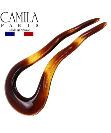 Camila Paris CP2639 French Twist Stick Clip Pins - Tortoise Shell Hair Fork for Women - Made in France - Buy Online on GoSupps.com
