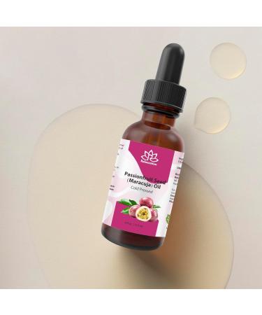 Maracuja Passion Fruit Oil 100% Pure & Cold Pressed | Lightweight Botanical Oil for Skin Hair & Nails | Adds Moisture Softens Cuticles & Enhances Natural Glow | Unrefined & Hexane-Free (2 oz) 2 Fl Oz (Pack of 1) - Buy Online on GoSupps.com