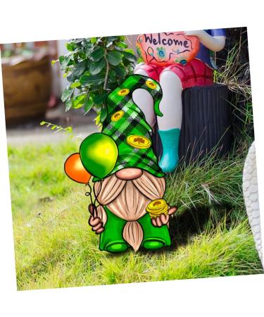 Milisten Dwarf Card Outdoor Sign St Patrick Gnome Yard Sign Patrick Garden Decoration During The Day Props - Buy Online on GoSupps.com