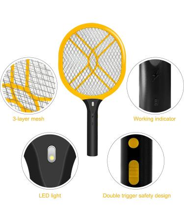 Faicuk Rechargeable Handheld Bug Zapper Racket - Fly Swatter Fly Zapper (1 Pack) - Buy Online on GoSupps.com