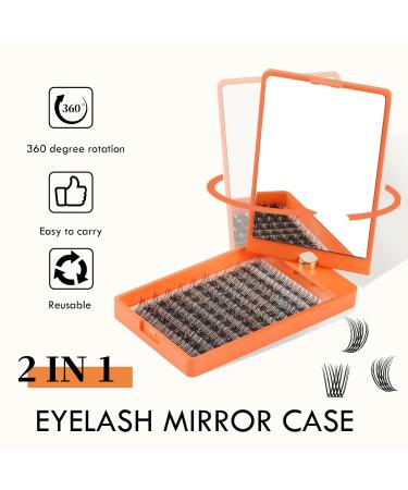 Buy DIY Lash Clusters - 88 PCS Natural Soft False Eyelashes & Portable Case | Airy Curl-D 10-16mm | International Shipping Available - Buy Online on GoSupps.com