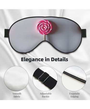 Lollipop Print Ultra-Soft Light-Blocking Eye Mask - Optimal Comfort & Restful Sleep | International Shipping Available - Buy Online on GoSupps.com