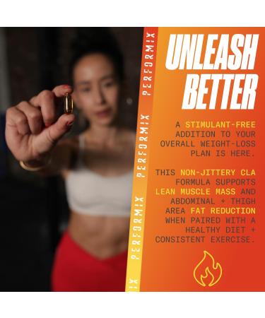 Performix SST Ab Cuts CLA Soft Gels for Men & Women - Non-Stimulant with CLA, Omega 3, Flaxseed Oil, Vitamin E - Easy-to-Swallow - 80 Soft Gels (2-Pack) - Buy Online on GoSupps.com