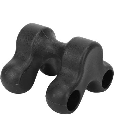 Cervical tensile device Neck and shoulder relaxer neck support pillow for relieving neck pain neck tractor for the spinal curvature voltage for home use (color: black) black