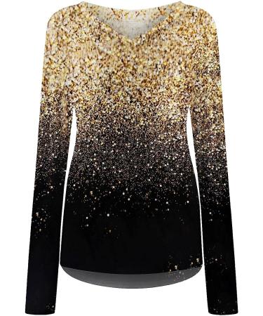 BOXIACEY Women's V-Neck Flash Printed Sweatshirt - Yellow - XX-Large - Buy Online on GoSupps.com