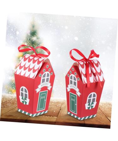Anneome 20pcs Box Nougat Box Christmas Candy Christmas Biscuit Bags Chocolate Case Christmas Box Delicate 19.5X9.5CM Red - Buy Online on GoSupps.com