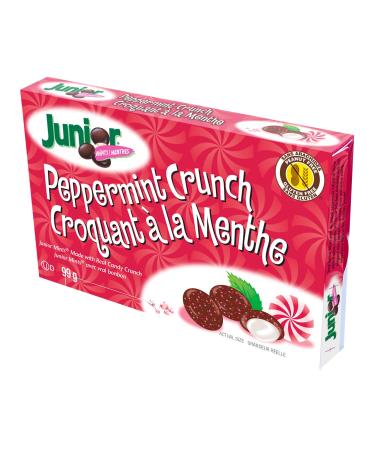 Junior Mints Peppermint Crunch 99 grams (1 Box)