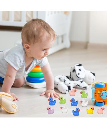 Movstriker 80Pcs Mini Resin Ducks Realistic Shape Tiny Ducks 10 Color Cute Miniature Toy Baby Bath Time Toys Mini Rubber Ducks Ornaments for Garden Landscape Dollhouse DIY Fairy Crafts Decorations 80Pcs-10 Colors - Buy Online on GoSupps.com