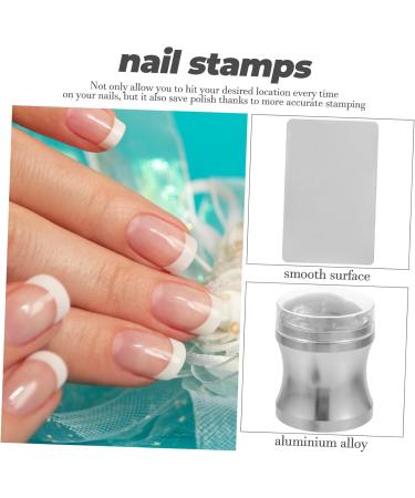 DOITOOL 2 Sets Silicone Nail Art Stamp Gel Nail Polishes Stampers for French Manicure Nail Polish Nail Stamp Kit Nail Art Tool Nail Kits Nail Tool Pointy Accessories Aluminum Alloy - Buy Online on GoSupps.com
