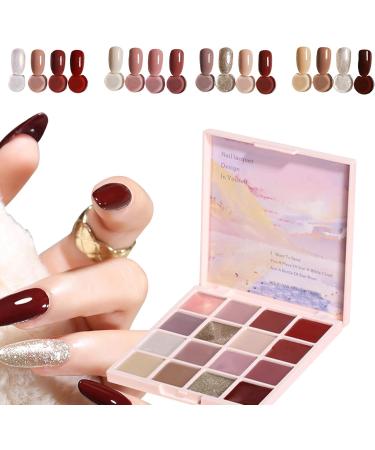 Gel Nail Polish Palette: Display Sample Graphic Clear Sample Holder | Compact Color Organizer Book Lightweight Design Used for a Set Up - Buy Online on GoSupps.com