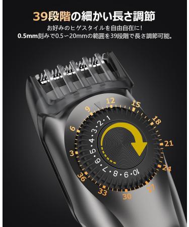 Vulture Trimmer Hair Clipper 2020 - Adjustable 0.5mm USB Rapid Charging LED Display 90 Min Use - Perfect for Beard & Haircuts | International Shipping Available - Buy Online on GoSupps.com