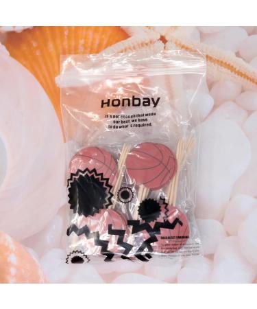 Honbay 48PCS Sports Theme Cupcake Toppers Double Sided Basketball Cupcake Toppers Cake Picks for Birthday Wedding Party Decorations Supplies - Buy Online on GoSupps.com