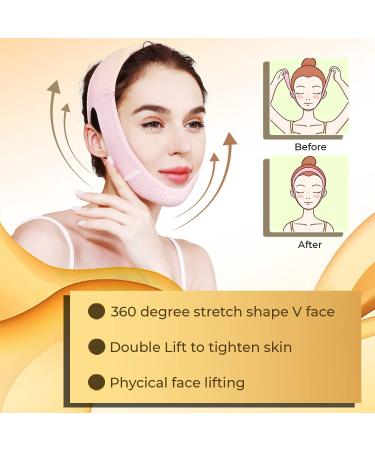 V Line Mask Facial Slimming Strap | Double Chin Reducer & Face Lifting Belt - Buy Online on GoSupps.com