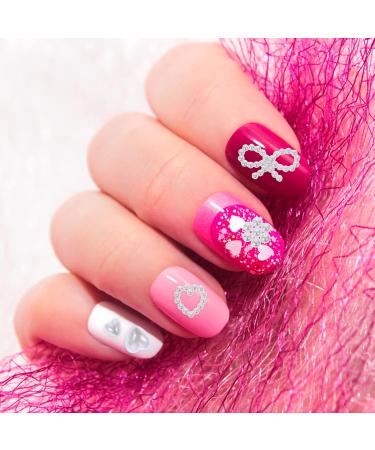 LALAFINA 1 Box Nail Decoration Pearl Nail Art Nail Jewels Nail Pearls Pearl Nail Gems Pearls for Nails Art Mini Decor Rhinestones Manicures Accessories Nail Supplies White Heart - Buy Online on GoSupps.com