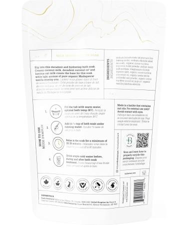 Buy Bath Milk Coconut & Bourbon Vanilla - All Natural 23oz | Soothing Relaxation for Your Skin - Buy Online on GoSupps.com
