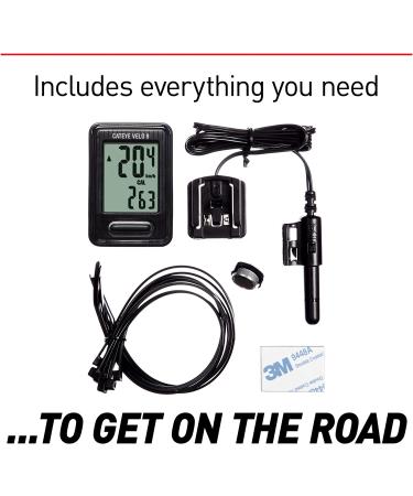 CAT EYE Velo 9 Wired Bike Computer - US Seller Warranty | Buy with Confidence - Buy Online on GoSupps.com