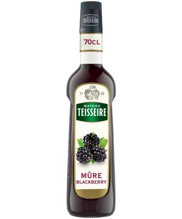 Mathieu Teisseire Blackberry Syrup for drinks iced teas lemonades cocktails sodas smoothies lattes hot chocolates 70