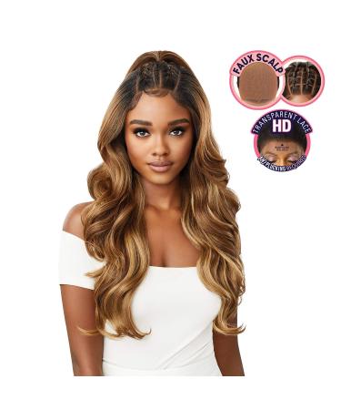 Outre Laurel Lace Front Wig 13X6 Faux Scalp in DR4/Creamy Mocha - Perfect Hair Line - Buy Online on GoSupps.com