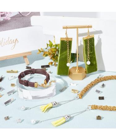 PandaHall 680pcs Leather Ribbon Ends Assorted Sizes & Colors - Jewelry Making Supplies - Buy Online on GoSupps.com
