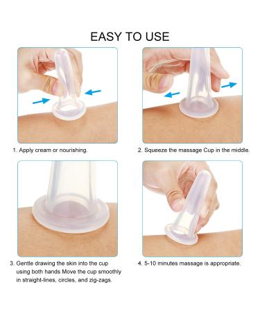 Silicone Facial Cupping Set - 7 Piece Anti-Aging Massage Kit for Body & Face Care - Buy Online on GoSupps.com