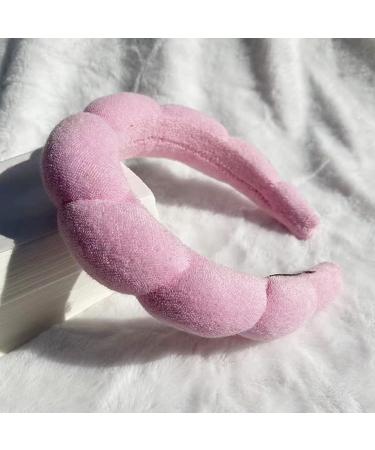 Puffy Makeup Headband Spa Headband for Women Sponge & Terry Towel Cloth Fabric Versed Headbands Hair Accessories for Skincare Yoga Face Washing Makeup Removal Shower and Facial Mask - Buy Online on GoSupps.com