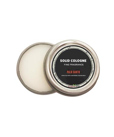 Ladybug Spot Natural Solid Cologne With Sandalwood Note & Amber Note Infused with Essential Oils for Men & Woman 1/4 OZ Sample Size (Palo Santo)