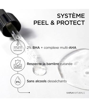  Kapua Naturals BHA Peeling 2% (100 ml) BHA + AHA Facial Scrub 2% salicylic acid exfoliant for blackheads blemishes & clogged pores Refines pores Blackhead Remover - Buy Online on GoSupps.com