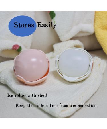 Ice Roller & Gua Sha Facial Tools - Reduce Puffiness & Migraine Pain Relief | Pink Ice Roller for Face & Eyes - Buy Online on GoSupps.com