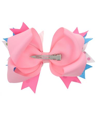 5 Inch Stacked Hair Bows for Teen & Adult Girls - 12 Colors Boutique Hair Bow Clips - Pigtail Accessories - Buy Online on GoSupps.com