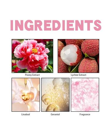 Women's Perfume Spray Portable Long Lasting Peony Lychee Experience Fragrance Natural Fresh Charming Cologne (4PACK) - Buy Online on GoSupps.com
