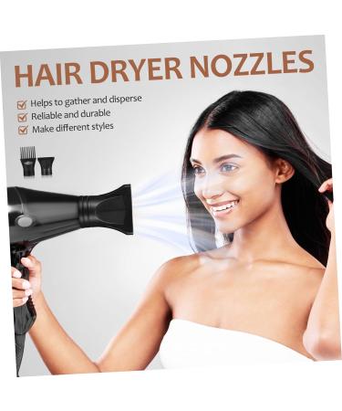 FOMIYES 2 Pcs Hair Dryer Nozzle Dryer Pick Attachment Diffuser Nozzle for Hair Dryer Accessories Plastic - Buy Online on GoSupps.com