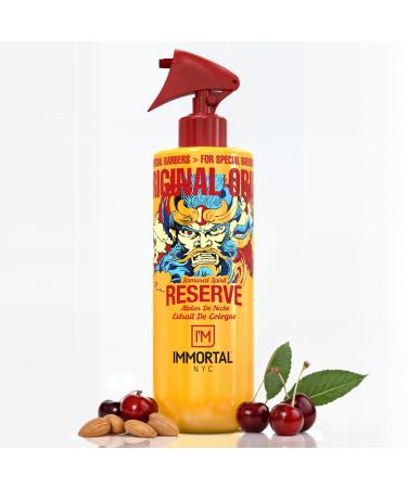 Immortal NYC Reserve Samurai Spirit Premier After Shave For Men 17 oz- Moisturizing & Refreshing- Spicy Floral Scent Men's Cologne
