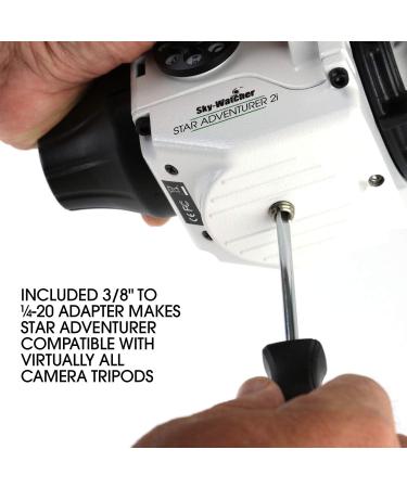 Sky-Watcher Star Adventurer 2i Pro Pack: Motorized DSLR Night Sky Tracker with Wi-Fi App Control for Portable Nightscapes, Time-Lapse, and Long Exposure Photography - Buy Online on GoSupps.com
